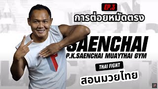 สอนมวยไทย ออนไลน์ EP.3 การต่อยหมัดตรง | MUAY THAI TRAINING By THAI FIGHT