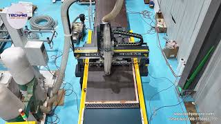 ATC CNC machine equipped with an automatic loading and unloading platform
