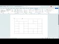 How to quickly split or merge word table cells