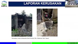 TAYANGAN ULANG: KONFERENSI PERS GEMPABUMI M6.1 MELONGUANE SULUT screenshot 5