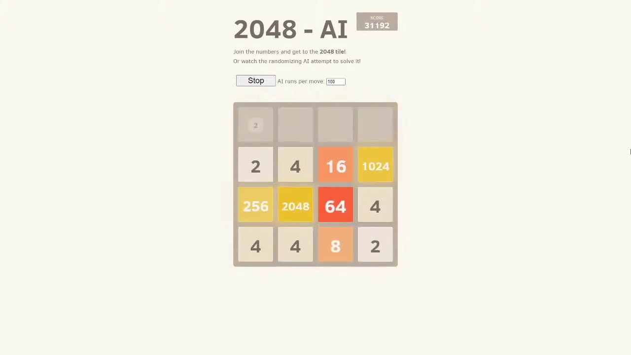Test Bot 2048 - YouTube