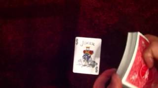 Tricky joker card trick tutorial