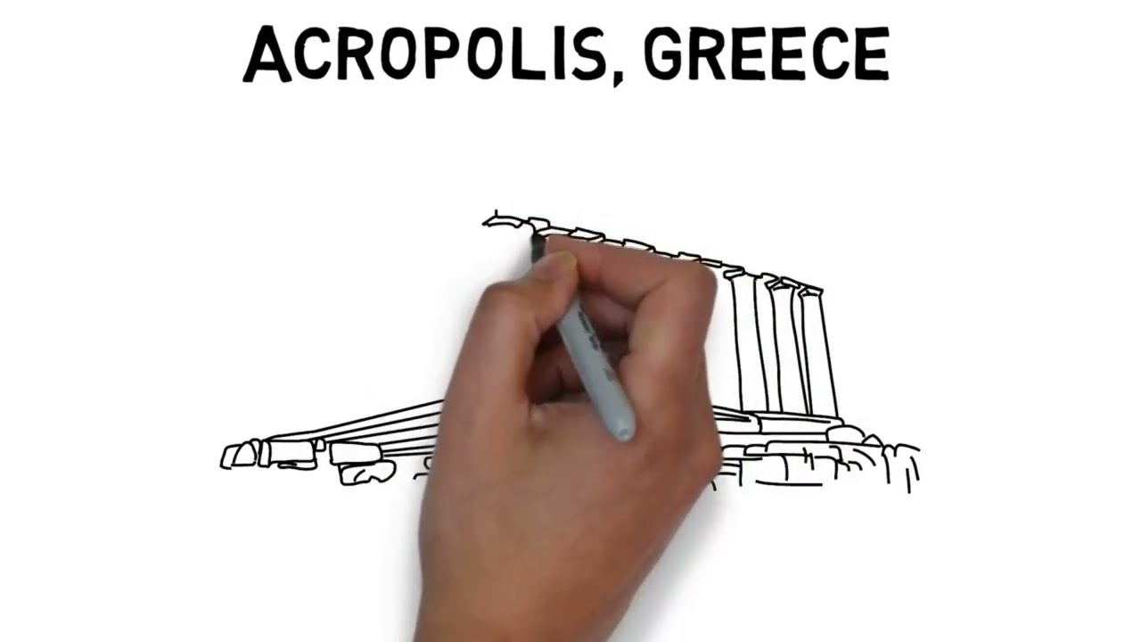 Acropolis Sketch Easy