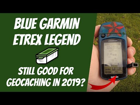 Geocaching Like It's 2005 (Blue Garmin Etrex Legend)