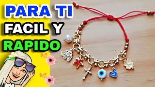 Diy Accesorios De Moda, Pulsera Con Dijes