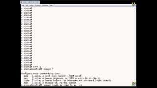Cisco ASA ver. 6, 7, and 8.2: Setup Banner