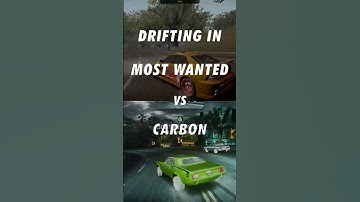 NFS Most Wanted Vs NFS Carbon | Which Game Has Better Drift Physics?