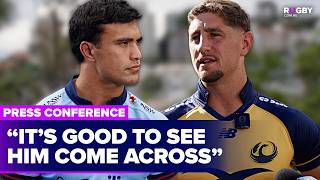 Joseph Suaalii &amp; Zac Lomax speak ahead of Waratahs v Force clash | Press Conference