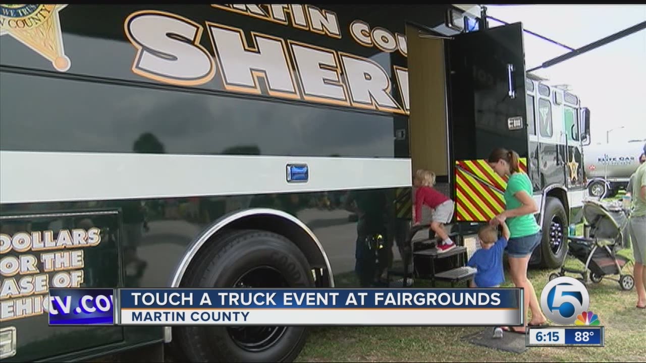 Touch A Truck event at the fairgrounds YouTube