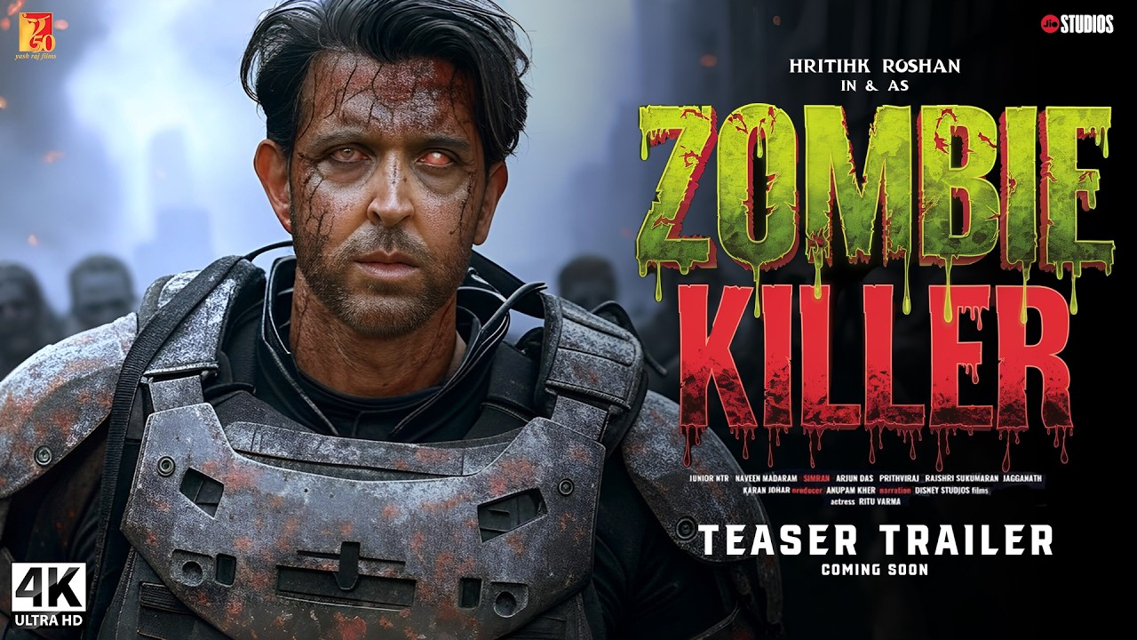 ZOMBIE KILLER - Official Trailer | Hrithik Roshan | Katrina Kaif | New Movie Trailers 2025