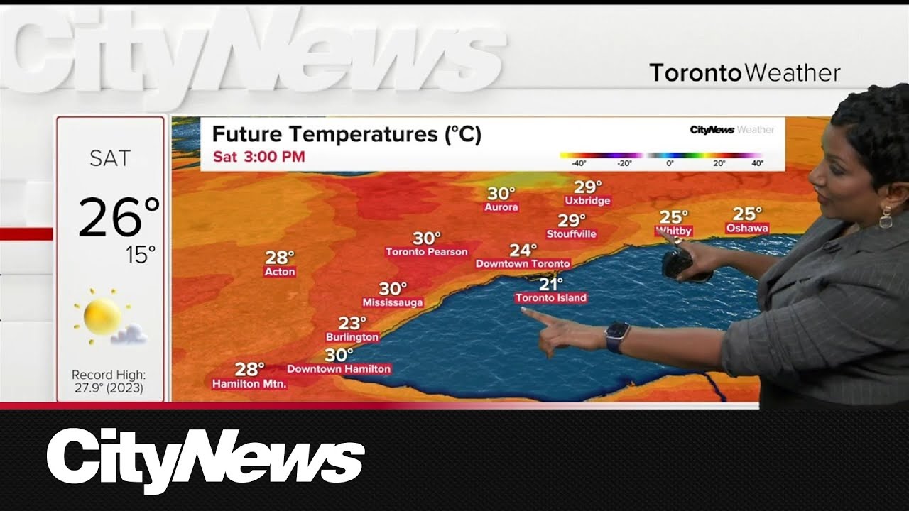 Temperatures warming up this weekend - YouTube