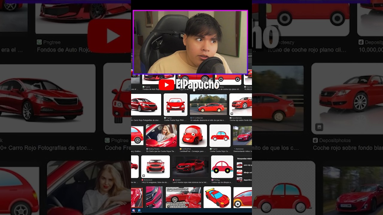 🔴BUSCANDO LA PALABRA "AUTO ROJO" PERO SI APARACE "CARS" SE ACABA EL VIDEO