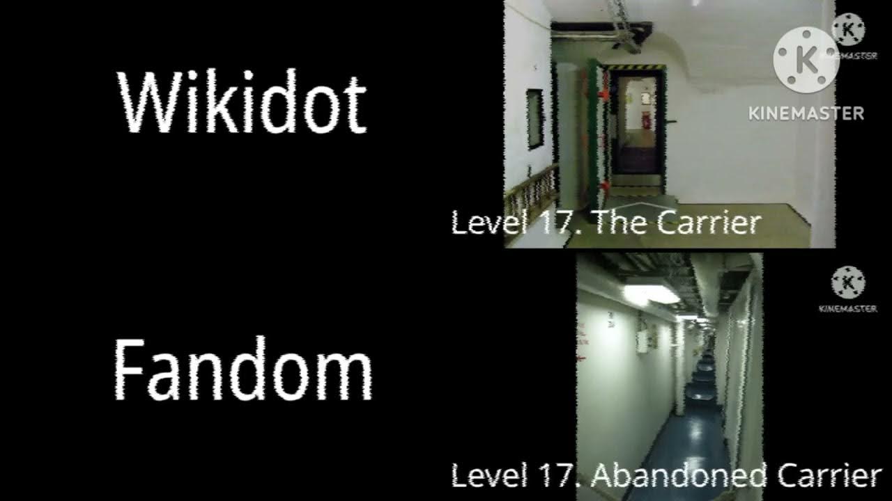 Backrooms first 30 levels (wikidot vs fandom) 