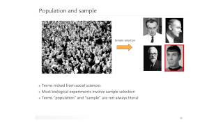 Error analysis for biologists, lecture 2