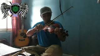 masih belajar Violin cover lagu Viera