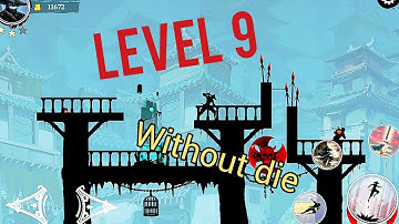 Ninja Arashi 2 Shadow Return level 9 gameplay | 3 star and without dying. 