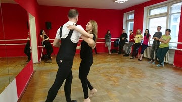 Iryna Novikova & Eugene Mcterny. Zouk improvisation. Impulse Dance Studio & Social Dance Studio