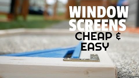 Window Screen DIY | Super Simple Replacement