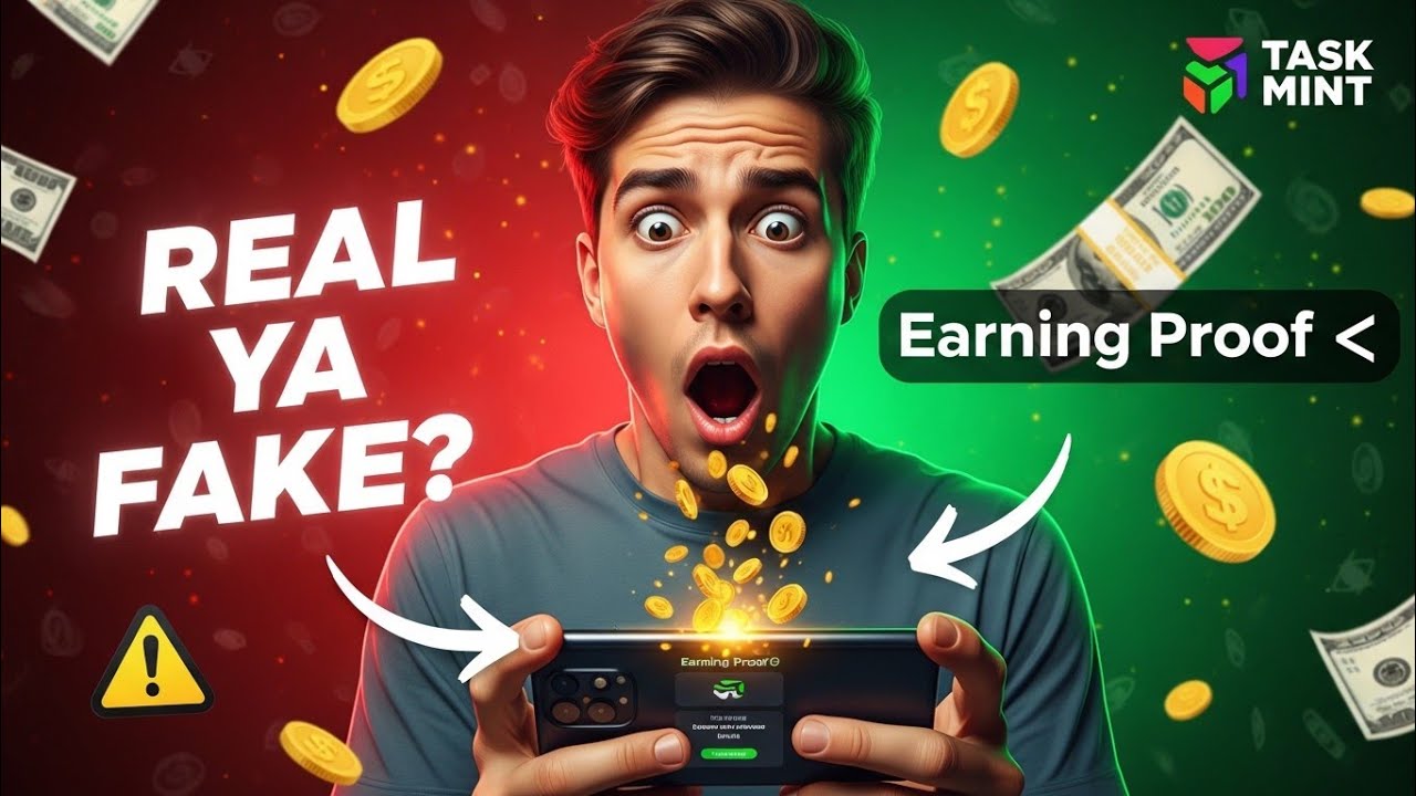 Task Mint App – Real Ya Fake? Full Earning Proof 😳 - YouTube