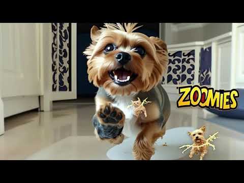 When the Zoomies Hit at 1 AM | Funny Yorkie Moment”
