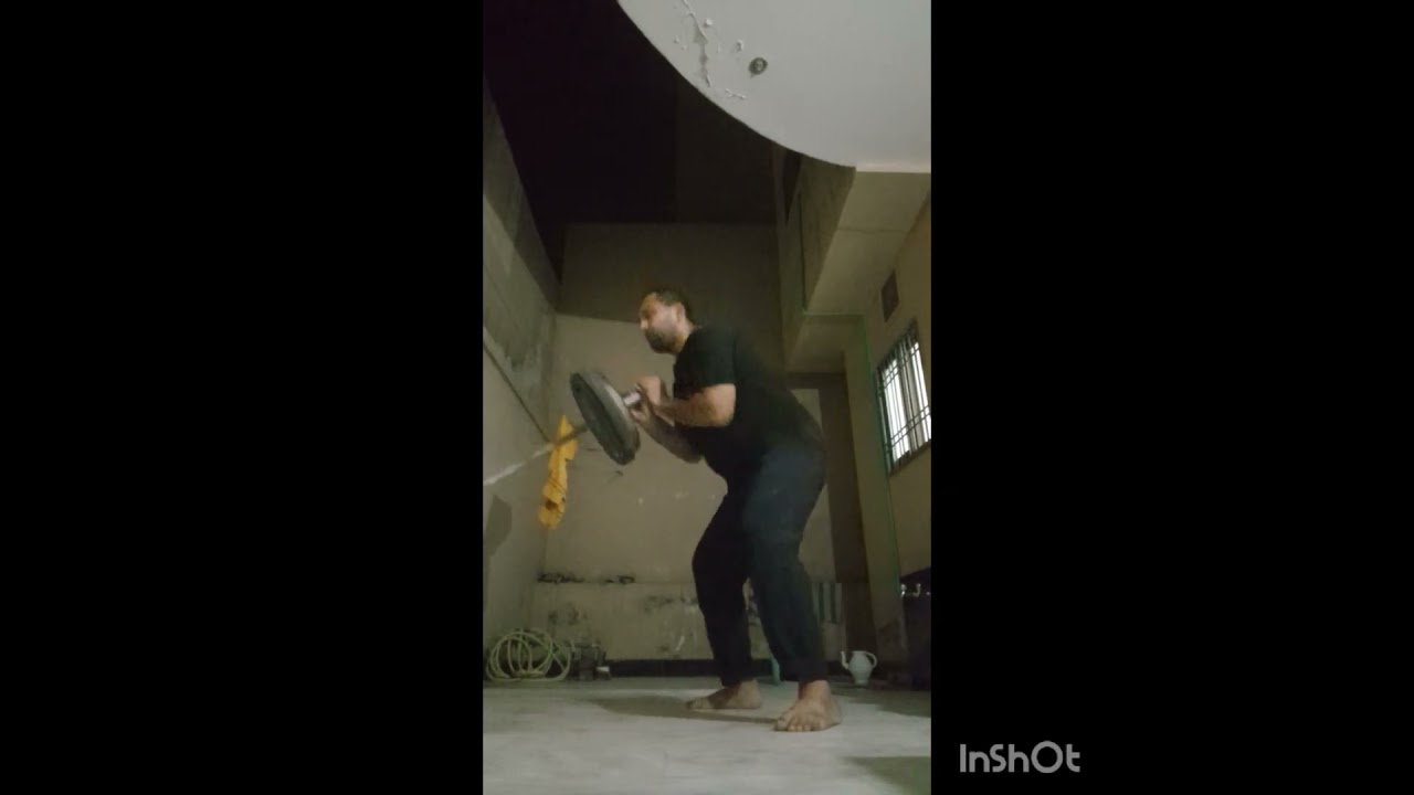 MMA Training. Barbell Strength Workout. 