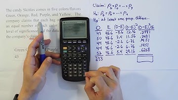 Testing Categorical Probabilities: One-Way Table (chi-square goodness-of-fit test), Problem 3