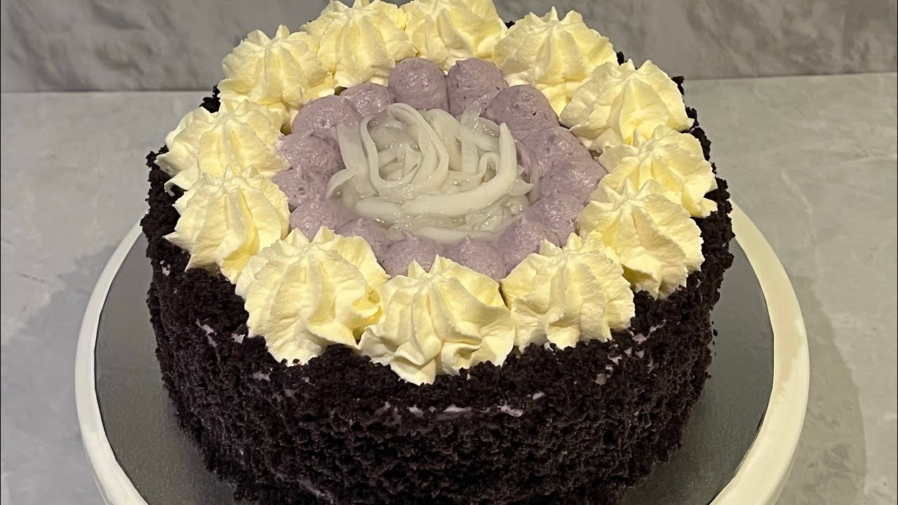 Asian sweet treats: UBE (PURPLE YAM) CAKE