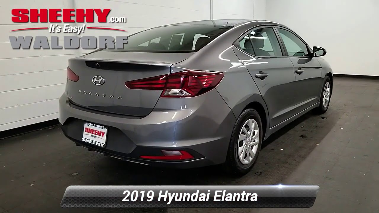 Certified 2019 Hyundai Elantra SE, Waldorf, MD VR21857 - YouTube