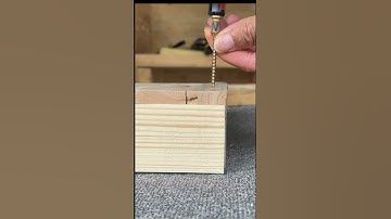 How to Drive Screws Without Splitting Wood. #short
