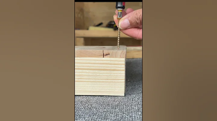 How to Drive Screws Without Splitting Wood. #short