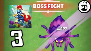 First Boss ! 🧙‍♀️ Heroes vs. Hordes: Survival - Gameplay Walkthrough |Part 3|