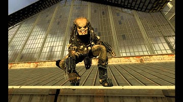 AVP 2010 Predator with original animations in Garrys Mod (WIP)