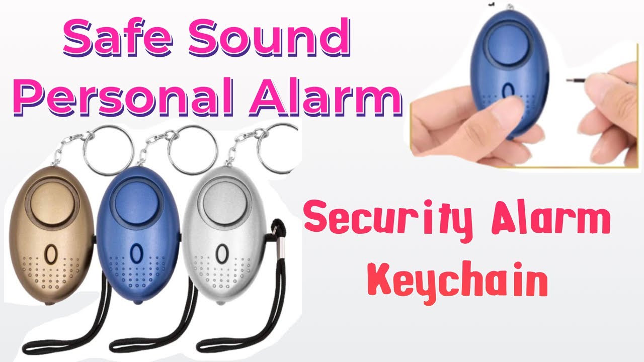 Personal Security Alarm Keychain Emergency Safety Alarm for all Ages