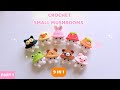 [PART 1] Crochet 9 in 1 small mushrooms 🍄 So cute | Step by step | Beginner friendly #movadiy