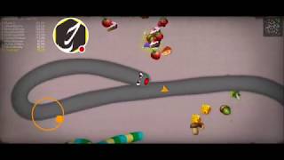 Peringkat 1 Dunia!, Worms Zone, Menjinakkan Garaga, Live Terlama, worms zone terbesar screenshot 2