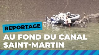 Mise à sec du canal Saint-Martin. Episode 2 : que peut-on trouver au fond du canal ?