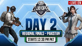 [EN] PMCO Pakistan Regional Finals Day 2 | Fall Split | PUBG MOBILE CLUB OPEN 2020