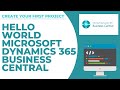 How to Create First Project in Microsoft Dynamics 365 Business Central | Hello World | Urdu/Hindi