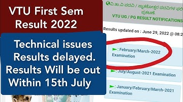 Vtu First sem Results |From Sunday anytime it may come |Within next Wednesday results will anounce