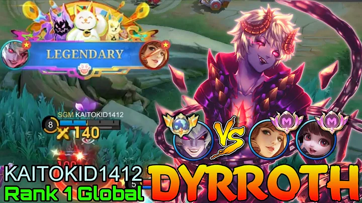 Legendary Dyrroth VS Supreme Guinevere & Chang'e - Top 1 Global Dyrroth by KAITOKID1412 - MLBB
