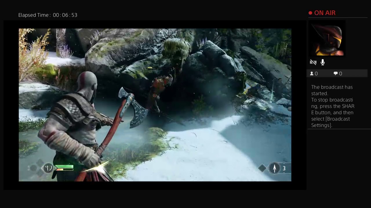 Ninjhetto's Live PS4 Broadcast: God of War 2018 (part 2)