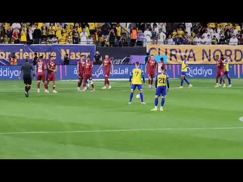 Al Nassr Fans Crazy Reactions To Ronaldo 30m Free Kick Goal Against Abha Al Nassr Fans Crazy Reactions To Ronaldo 30m Free Kick Goal Against Abha Thumbnail