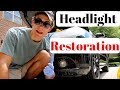 Headlight Restoration Through Wet Sanding: Professional Auto Detailing!