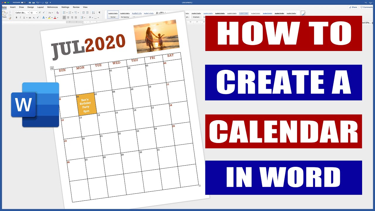 how-to-create-and-format-a-calendar-in-word-microsoft-word-tutorials