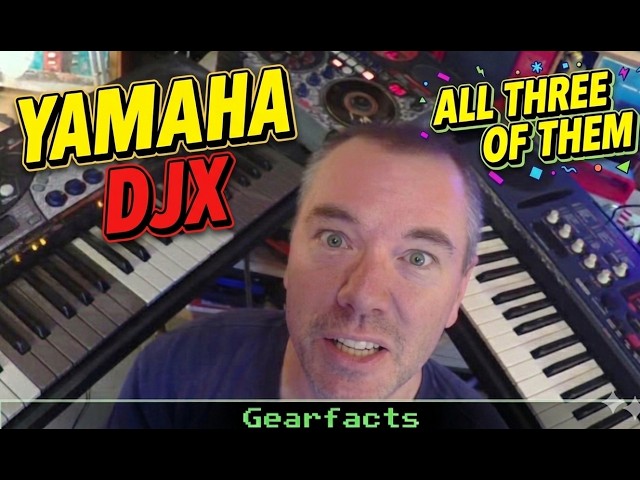 Yamaha DJX - All 3 versions of the funnest keyboard ever - YouTube