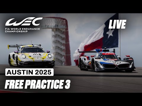 LIVE Free Practice 3 English I 6 Hours Of COTA 2025 I FIA WEC