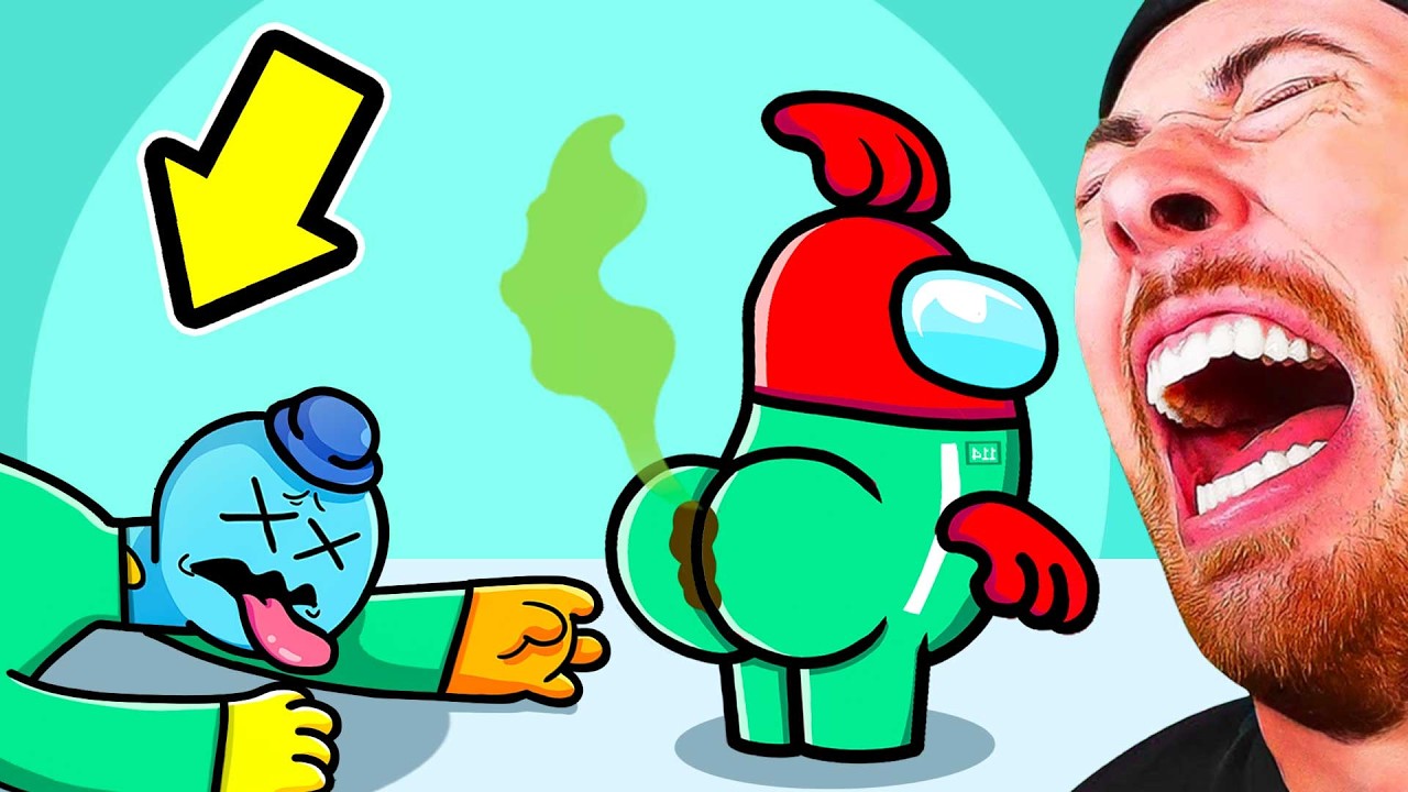 Among Us VS Poppy Playtime Chapter 4! (funny animation)