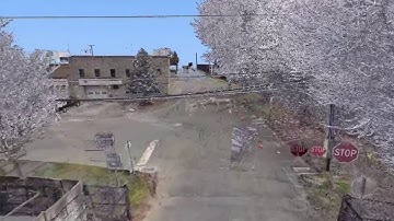 LiDAR Scanning - Downtown with Railway Sample