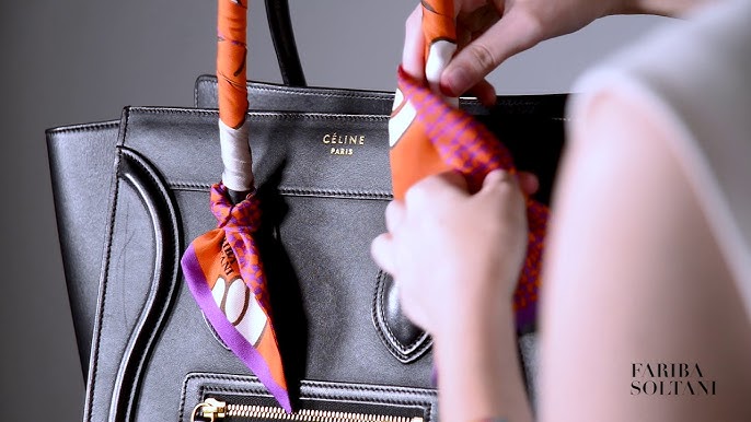 HOW TO TIE A HERMES TWILLY SCARF ON BAGS: BIRKIN/KELLY - The Simple Bow 🎀  #shorts in 2023