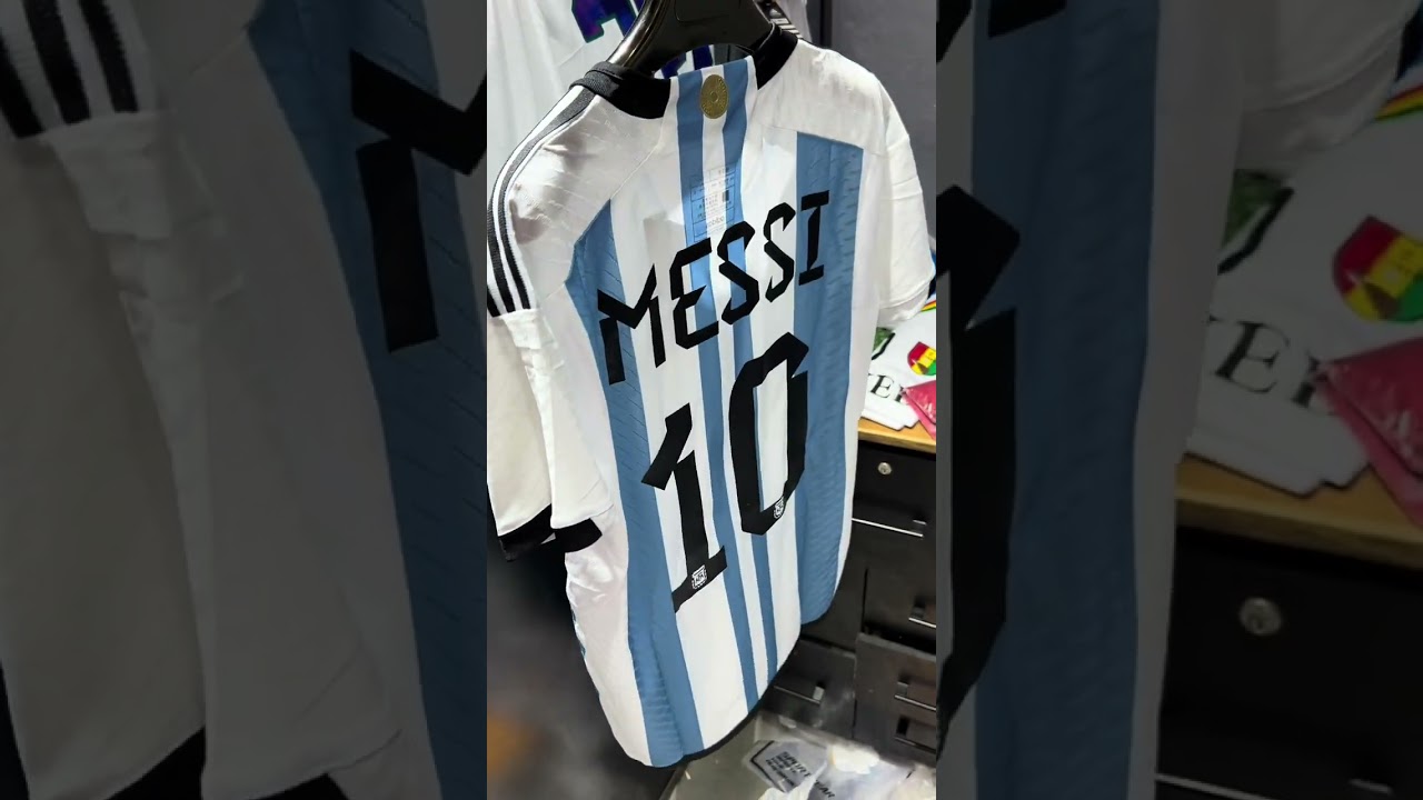 Argentina New Jersey 2024 || Argentina World Cup Jersey with Messi Font  